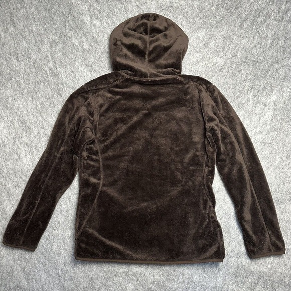 Nike ACG 1/4 Zip Pullover Fleece Jacket Hoodie‎ Brown Womens Sz LG - Picture 9 of 12